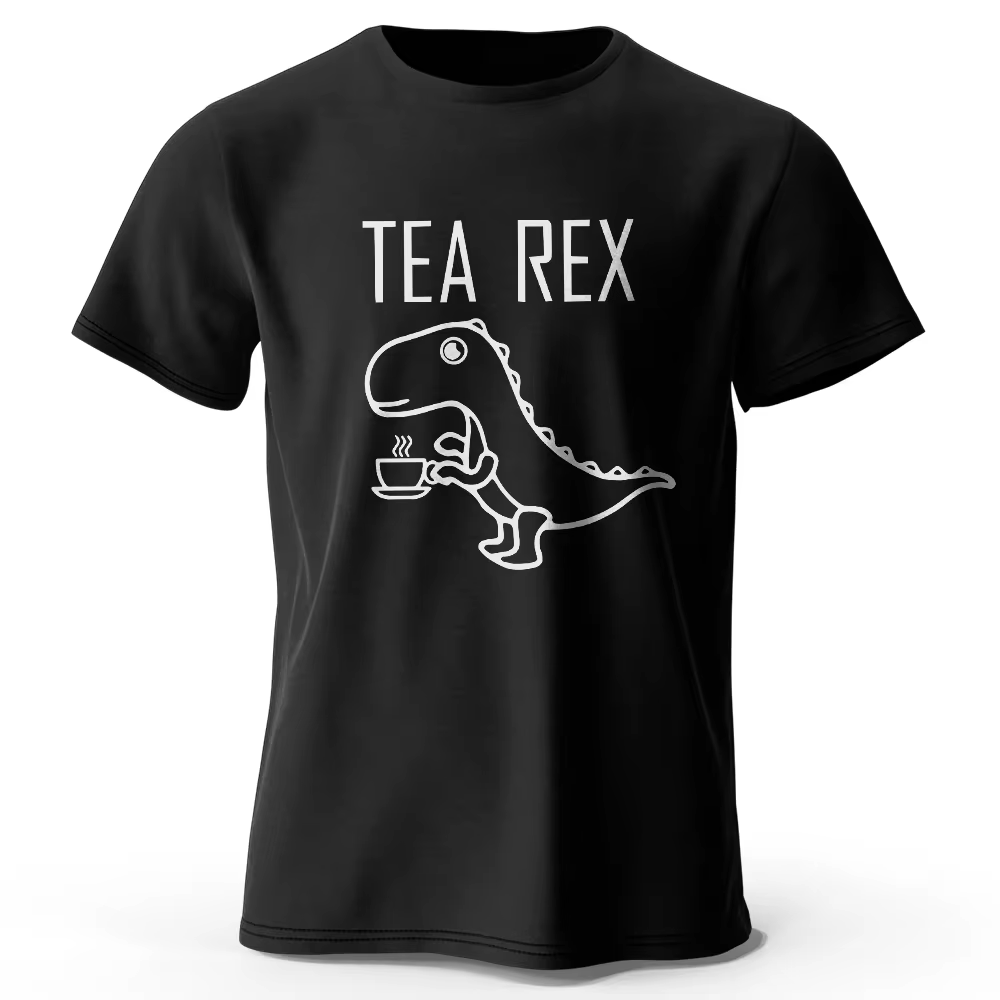 Tea-Rex T-shirt 100 % coton imprimé dinosaure