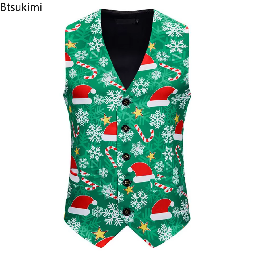 Gilet de costume imprimé en 3D pour hommes