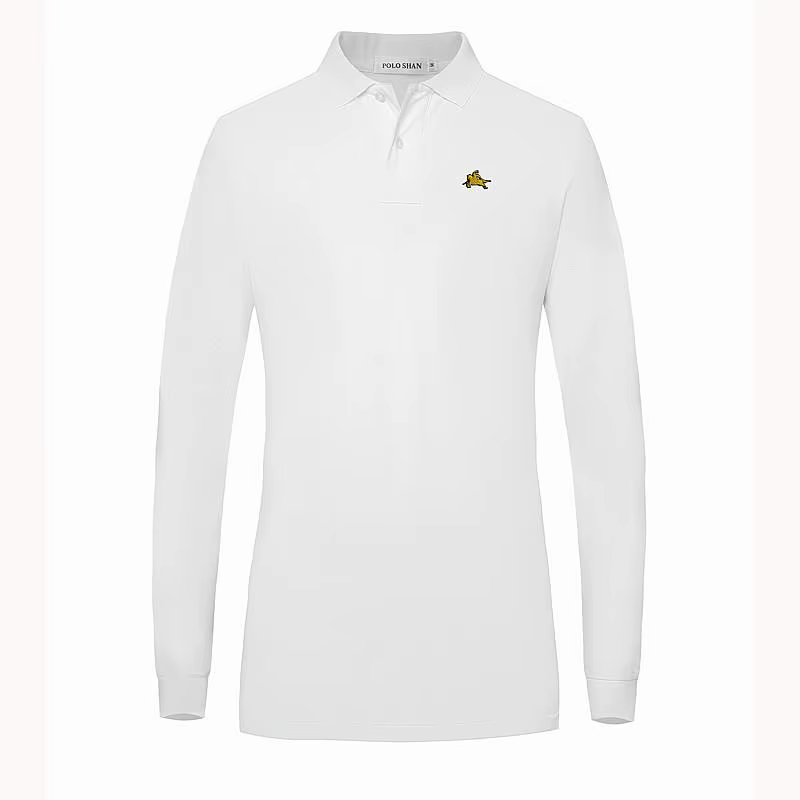 Polo décontracté avec logo brodé pour femmes