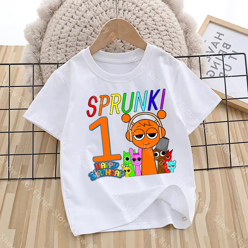 T-shirt imprimé pour fête d'anniversaire