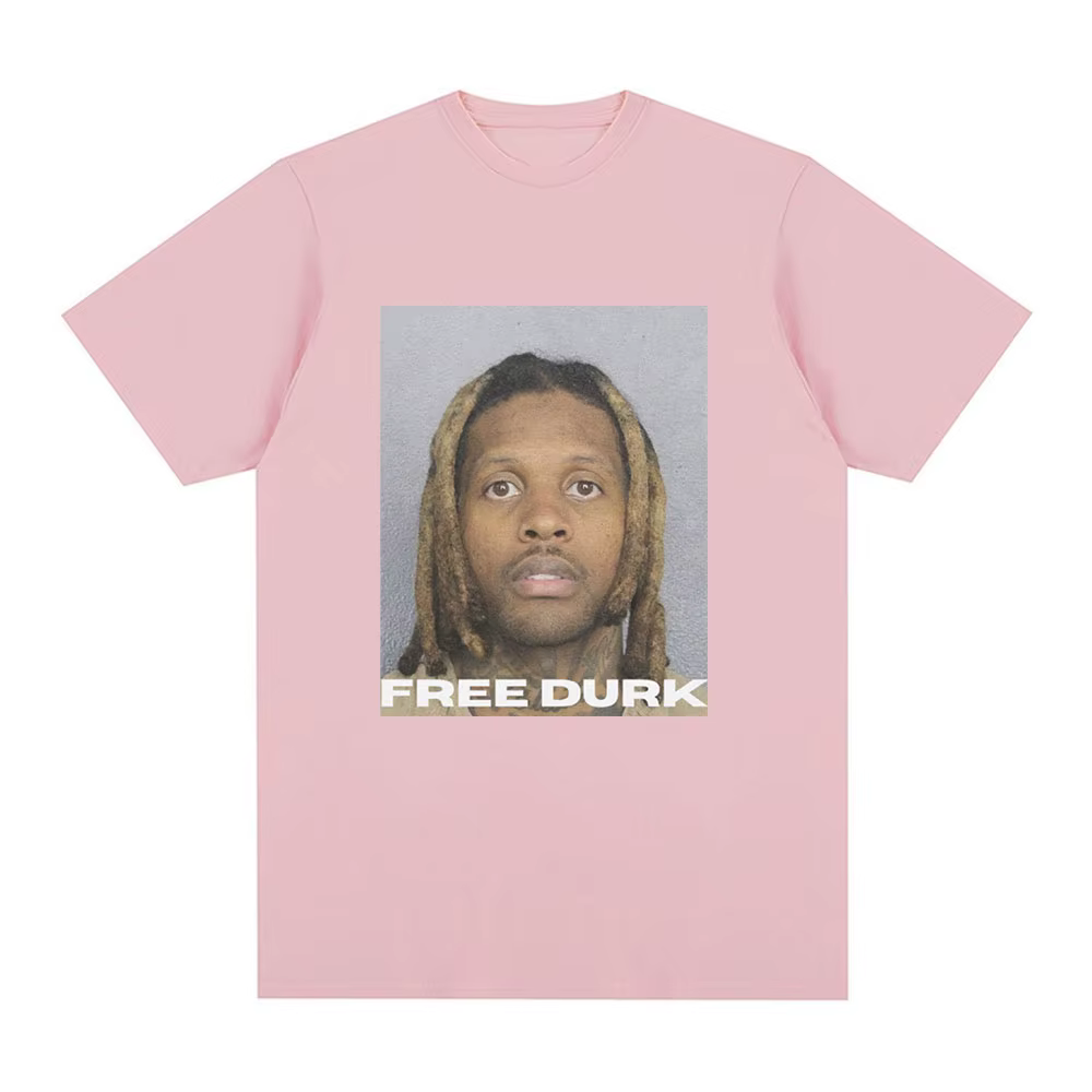 FREE DURK-T-shirt graphique Lil Durk pour homme et femme