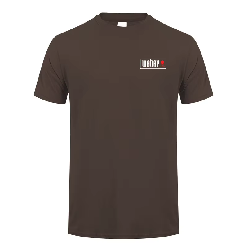 T-shirt manches courtes Weber pour hommes, décontracté, cool, barbecue, été
