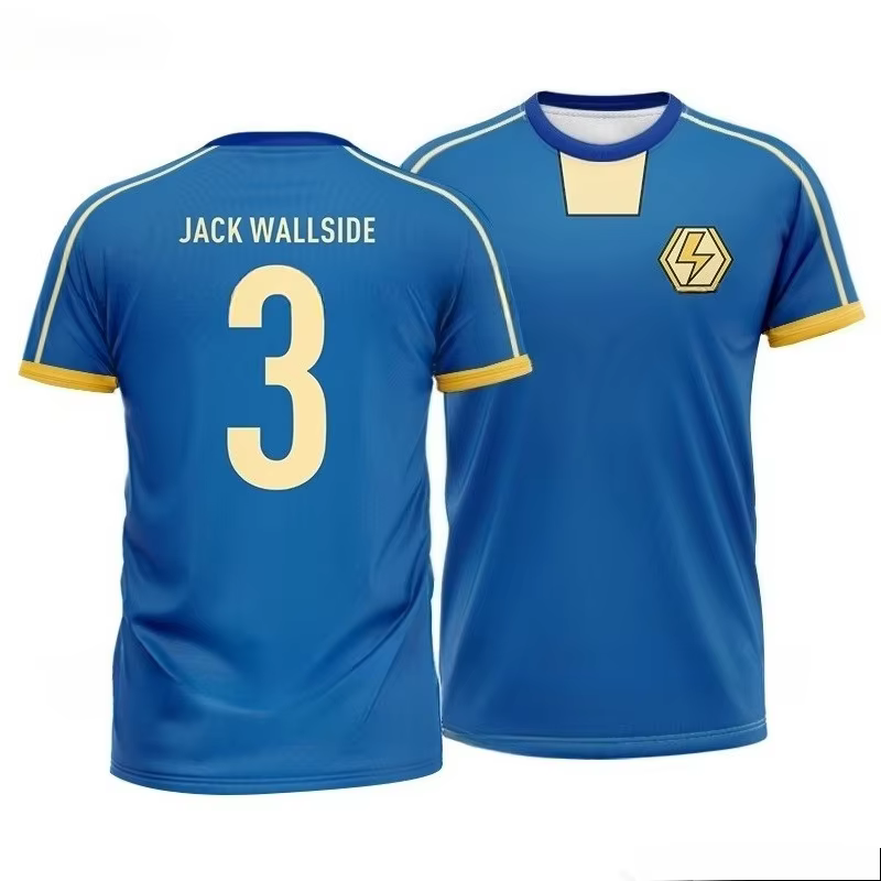 Axel Blaze Jersey Inazuma Eleven Kaio Cosplay Anime T-shirt impression 3D enfant Football équipe uniforme été hommes