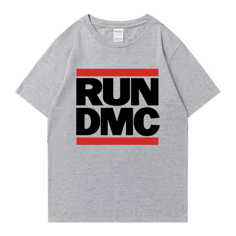 RUN DMC T-shirt à col rond avec imprimé graphique
