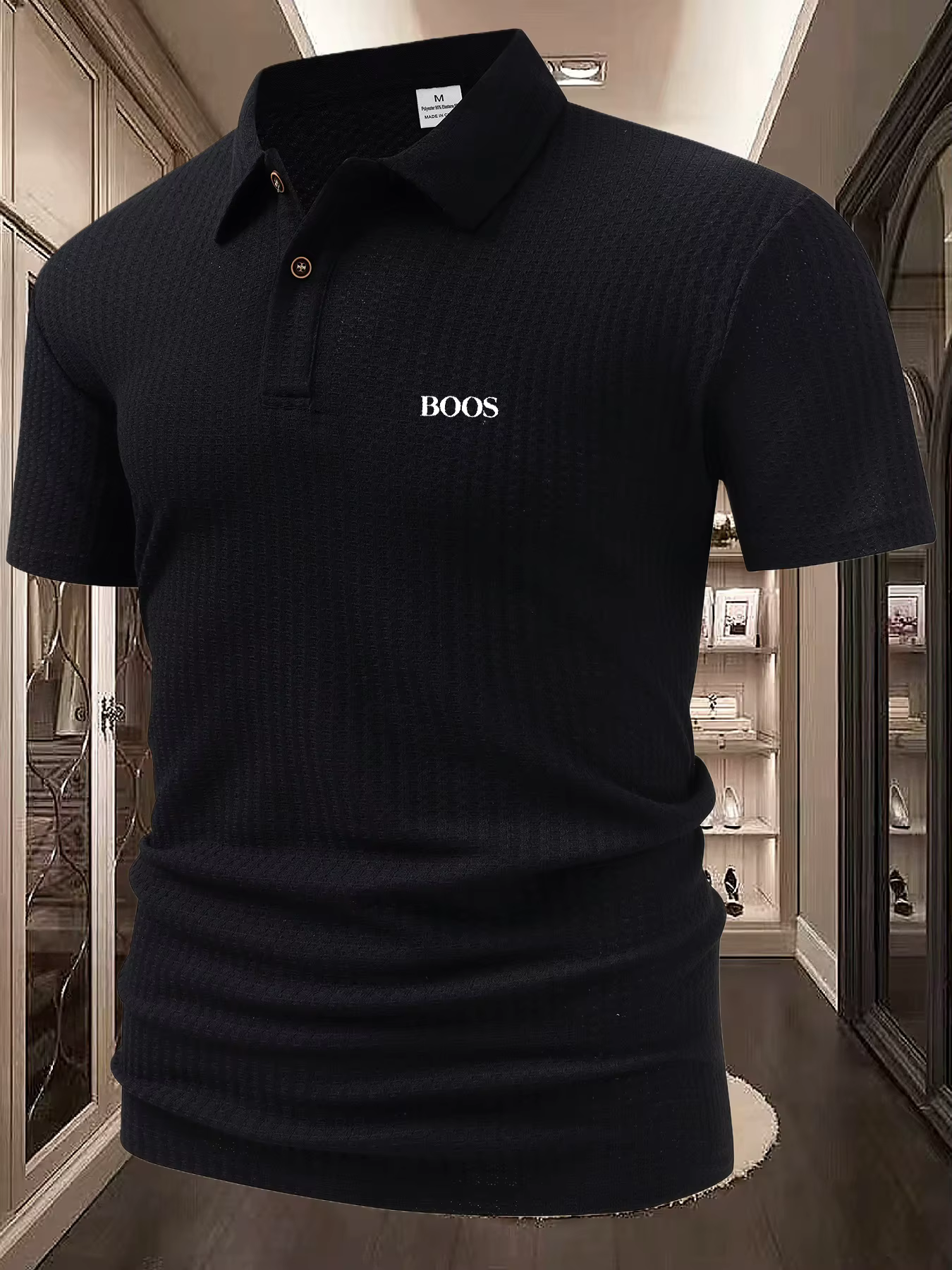 Polo à manches courtes pour hommes