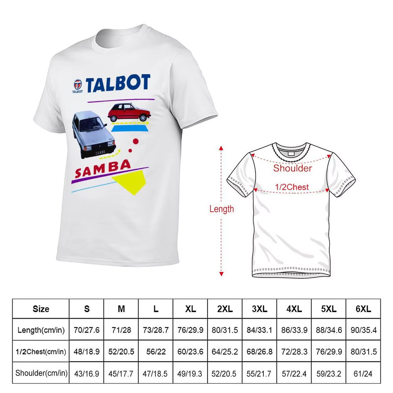 TALBOT SAMBA T-Shirt hommes t-shirts graphiques