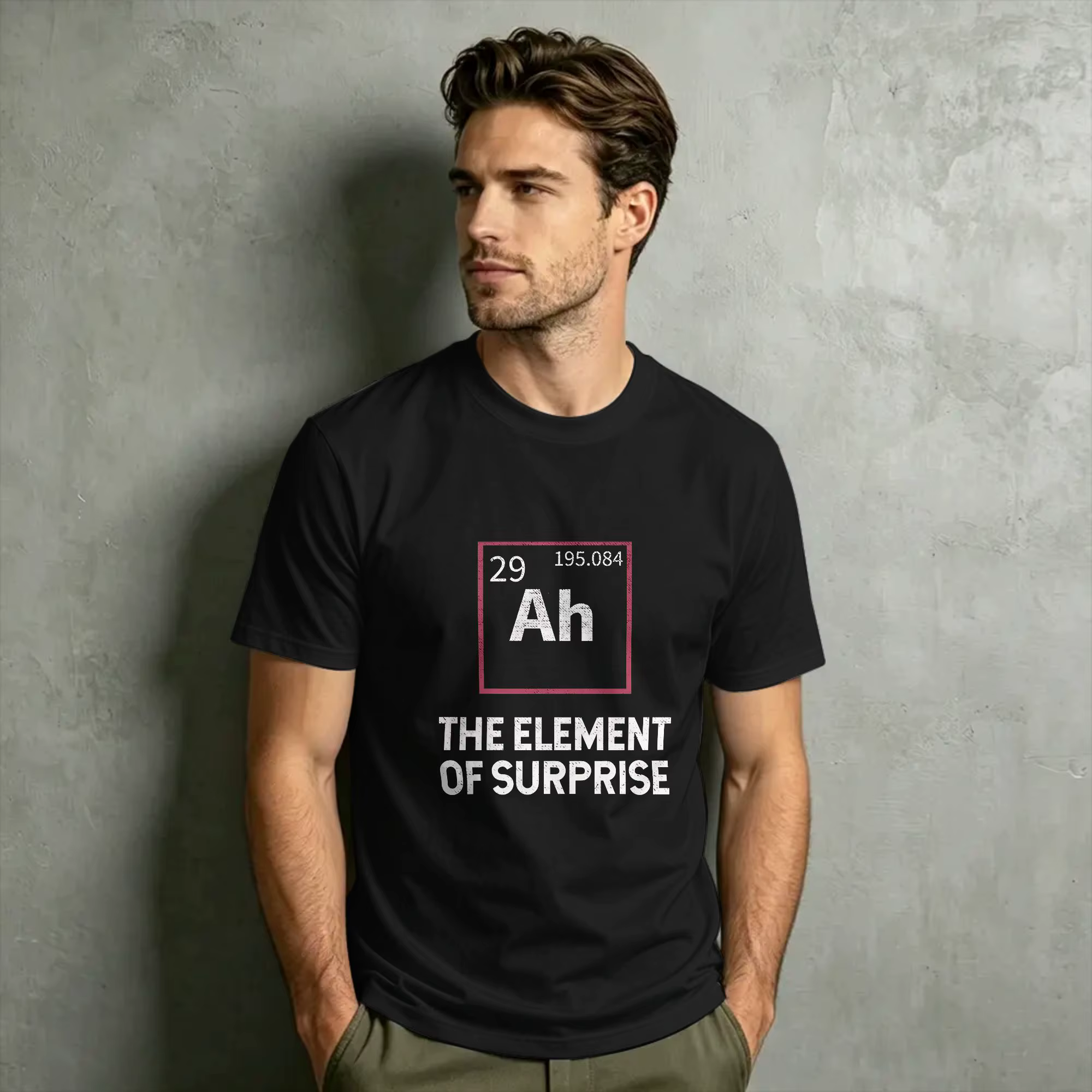 Hommes Ah! T-shirts The Element of Surprise