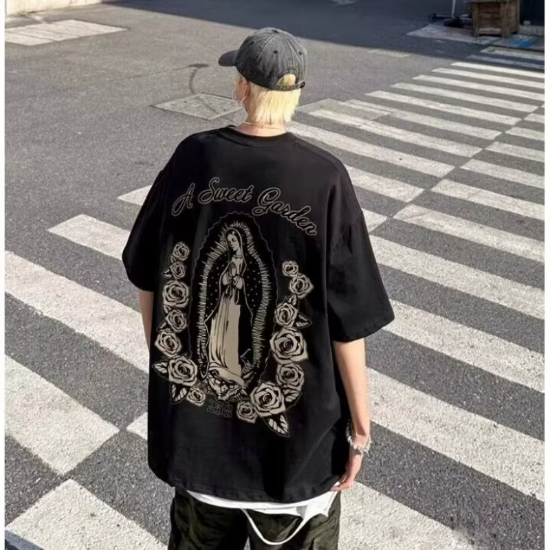 T-shirt ample surdimensionné pour hommes