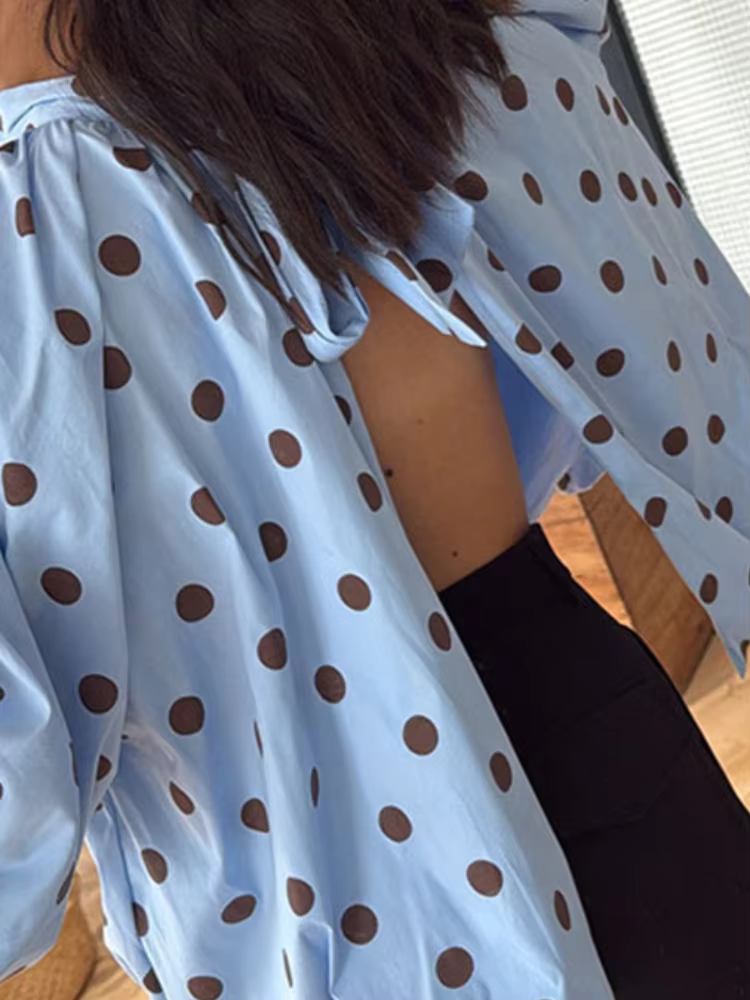 Hauts pour femmes à pois
