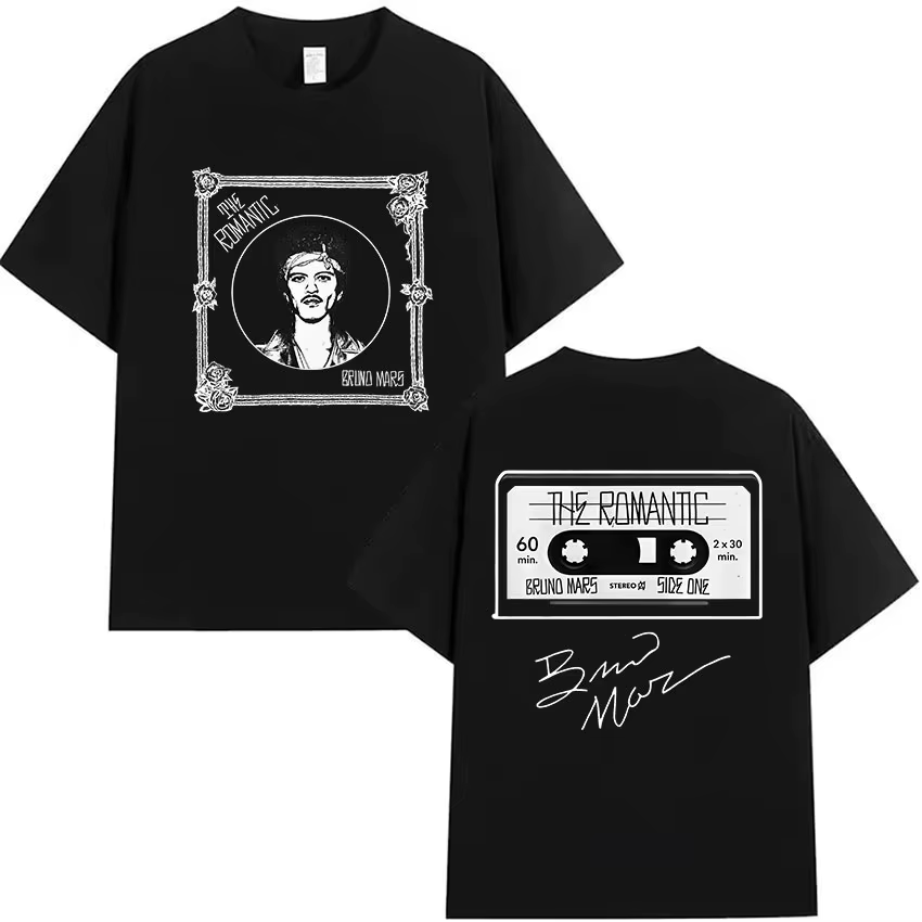 Bruno Mars The Romantic Tour 2026 T-shirt pour homme