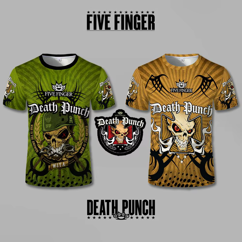 T-shirt tendance Street pour les fans de 5FDP Five Finger Death Punch