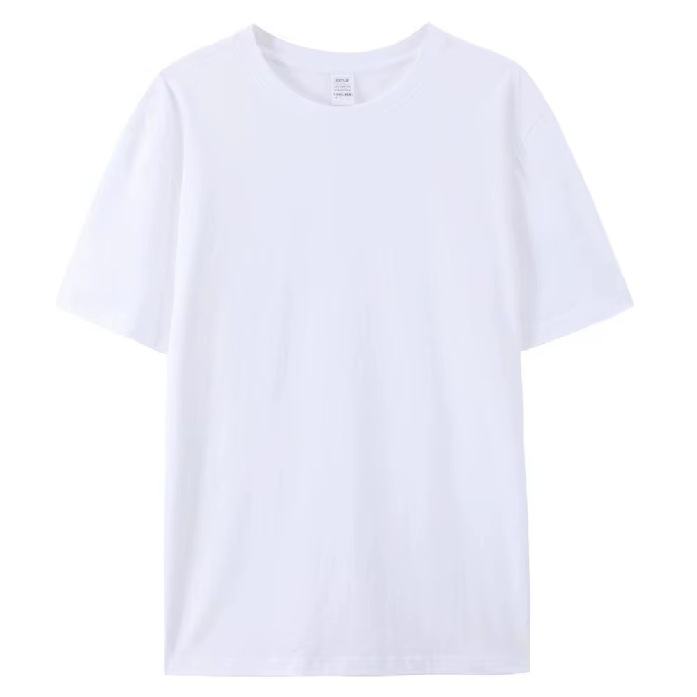 T-shirt uni blanc col rond femme T-shirt noir femme T-shirt pour Playeras De