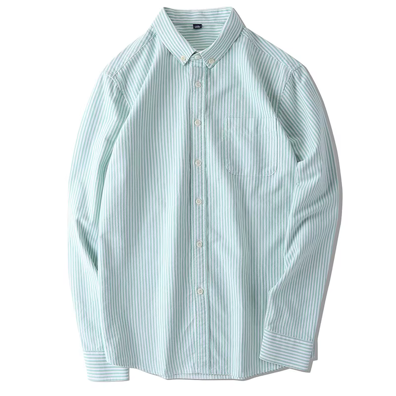 Chemise en coton Oxford pour hommes