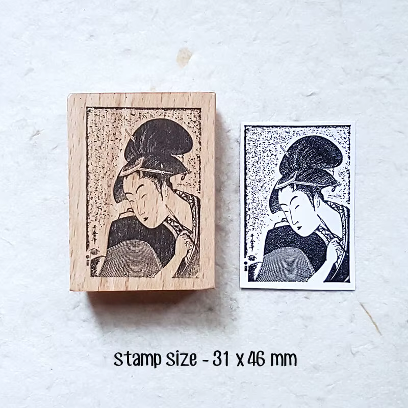 Tampons en bois pour scrapbooking
