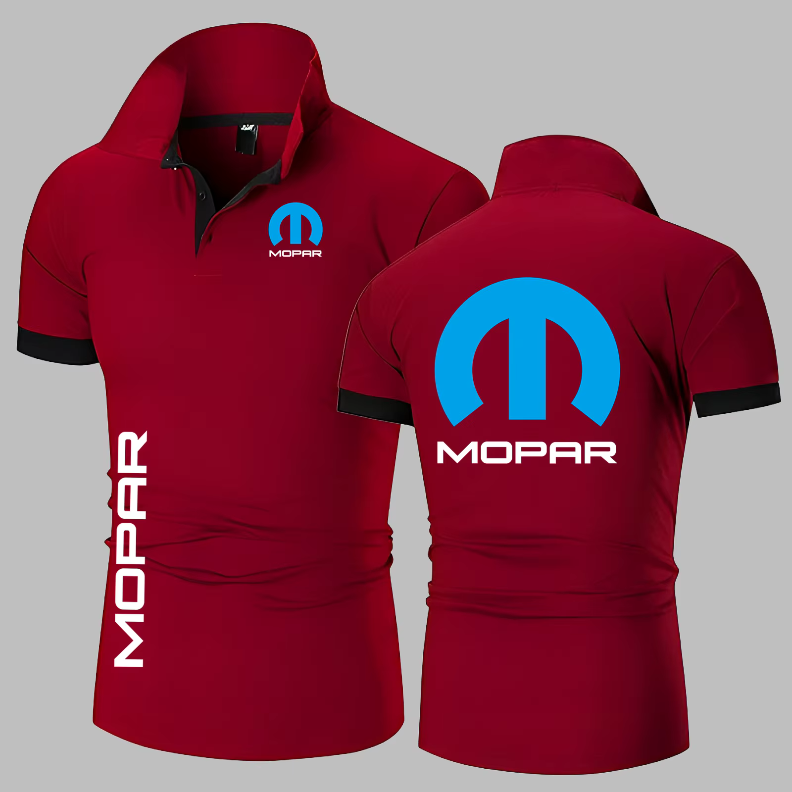 Mopars hommes Polo chemise à manches courtes