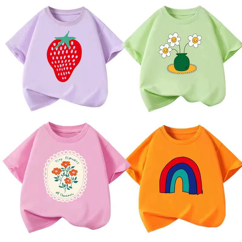 T-shirts et chemisiers à manches courtes pour filles