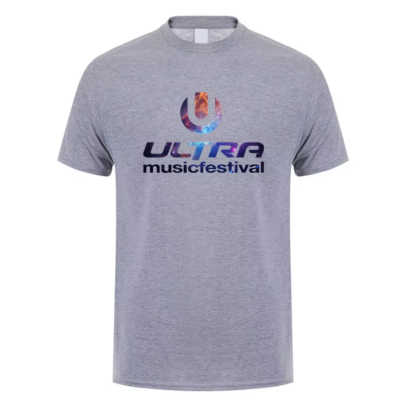 Ultra Festival de musique t-shirt hommes à manches courtes coton T-shirts été