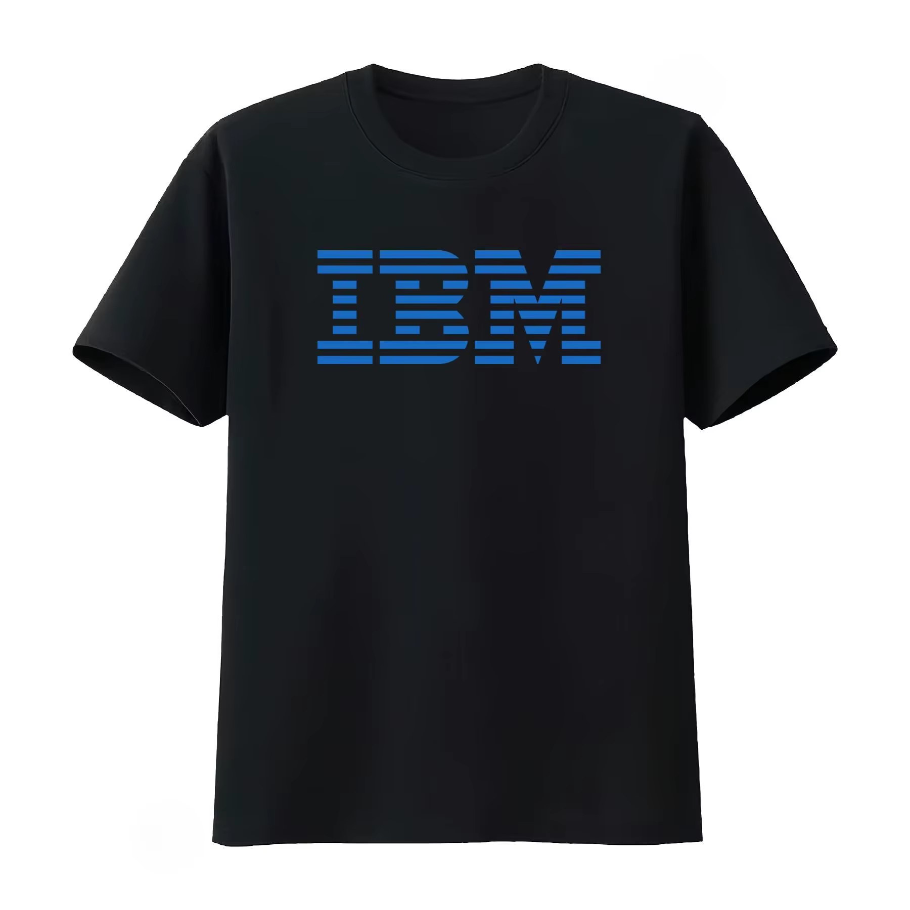 T-shirt IBM – Design élégant bleu et noir pour les passionnés de technologie – Haut décontracté polyvalent – Vêtements pour hommes et femmes – T-shirt été 2026