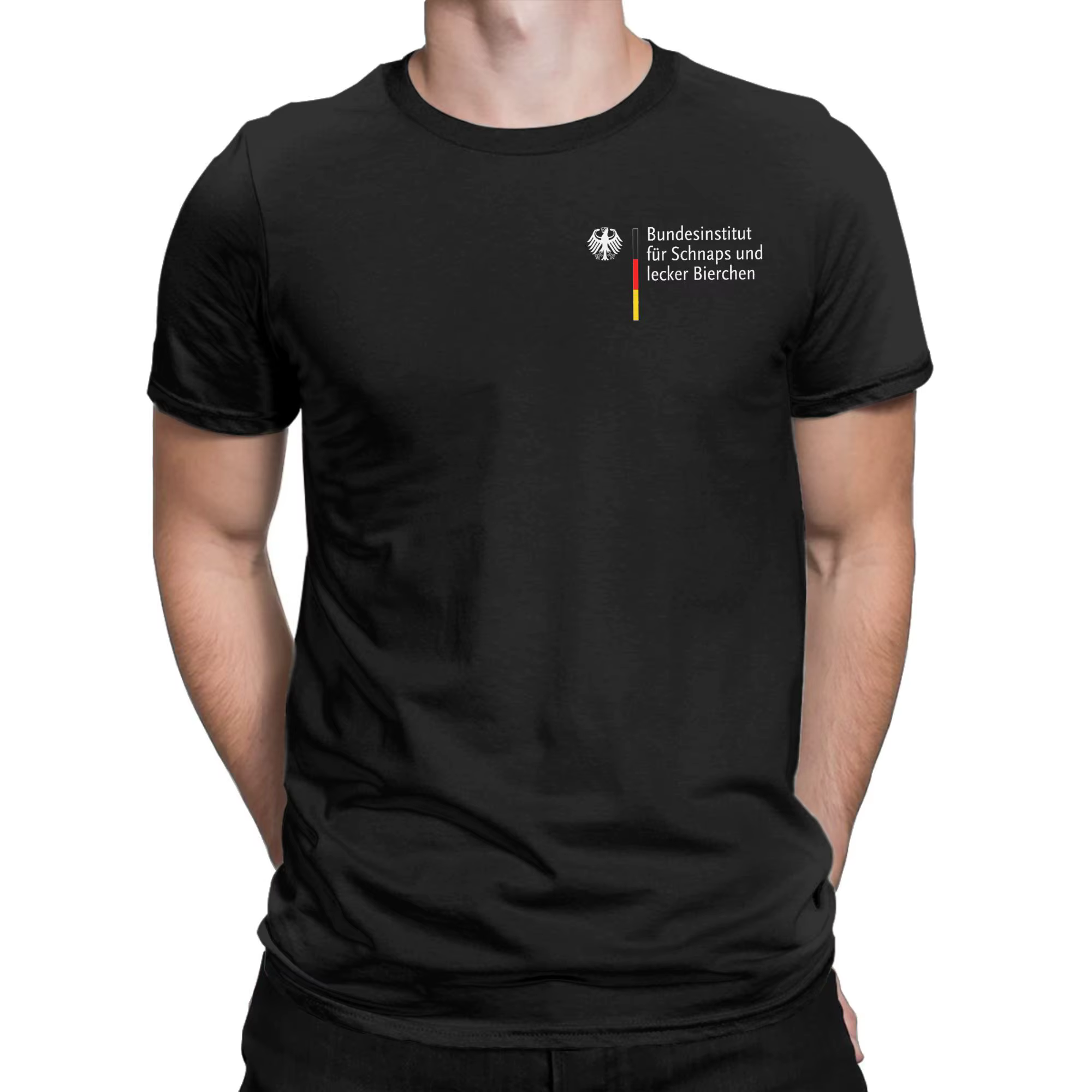 Hommes institut allemand-fédéral pour liqueur délicieux bière t-shirt coton vêtements à manches courtes col rond