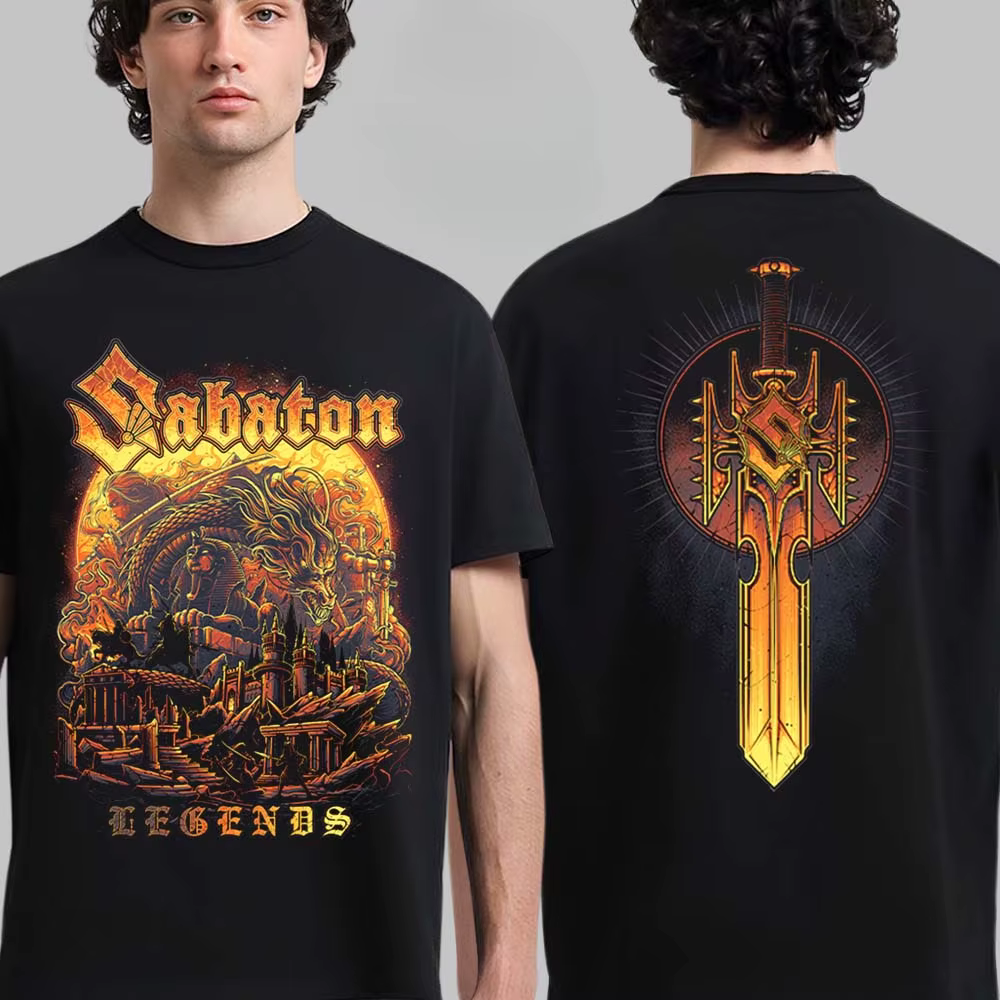 T-shirt unisexe Sabaton en coton 2026