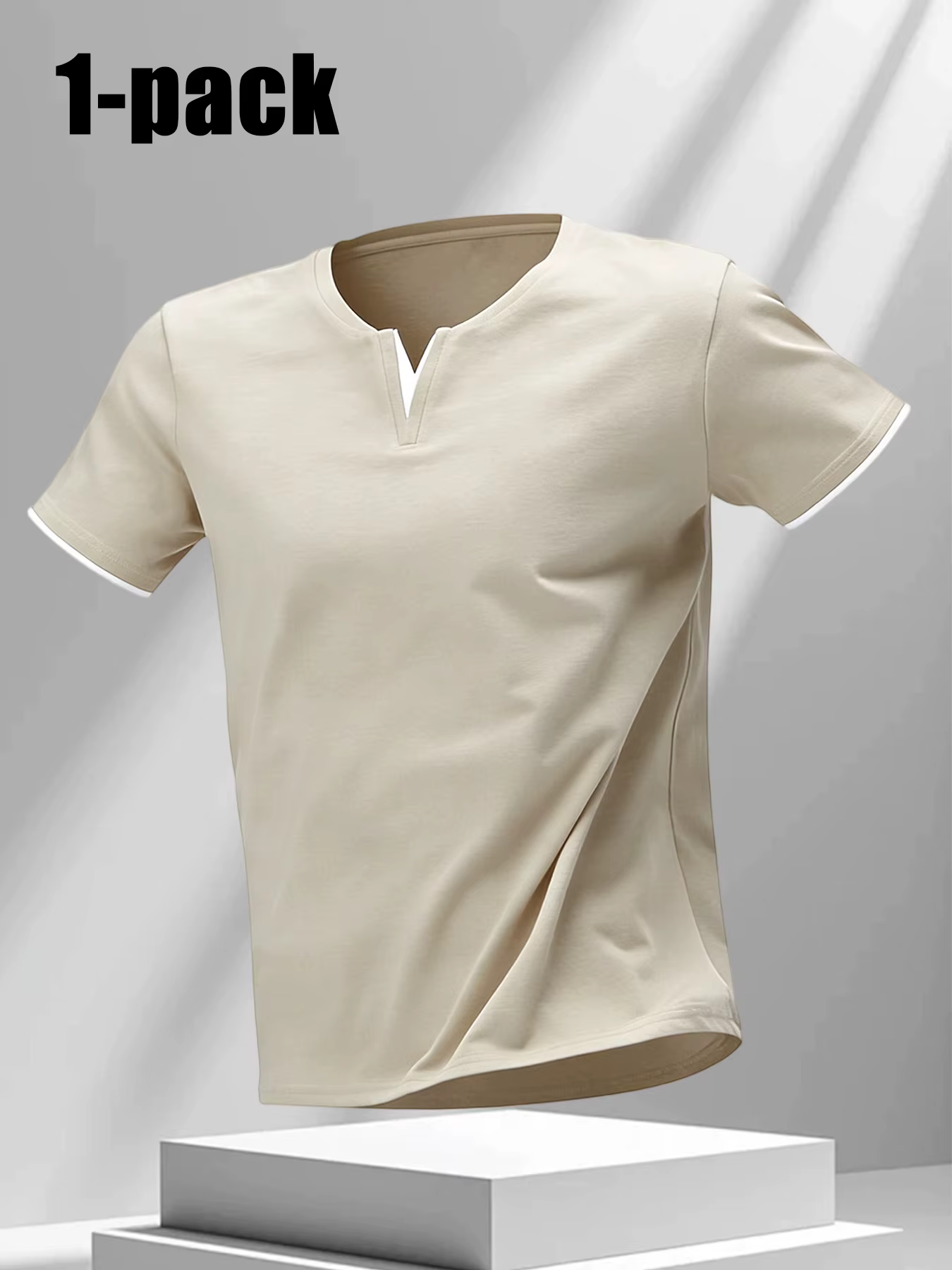 T-shirt pour homme à col en V