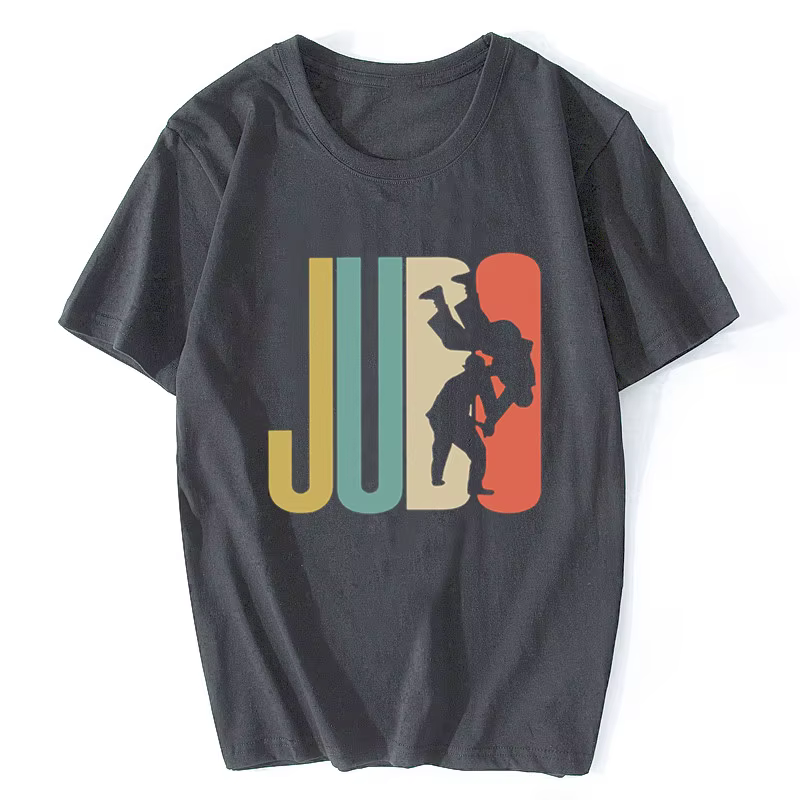 Judo japonais Arts martiaux T-shirt mode hommes Geek unisexe coton
