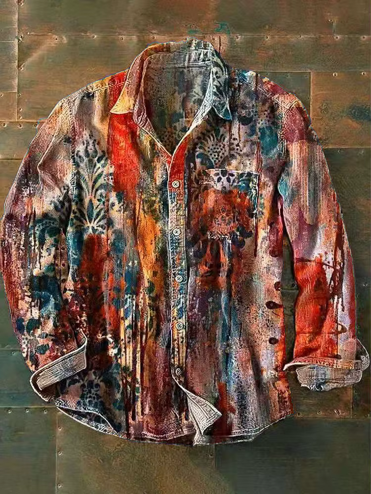 Chemise à manches longues pour hommes