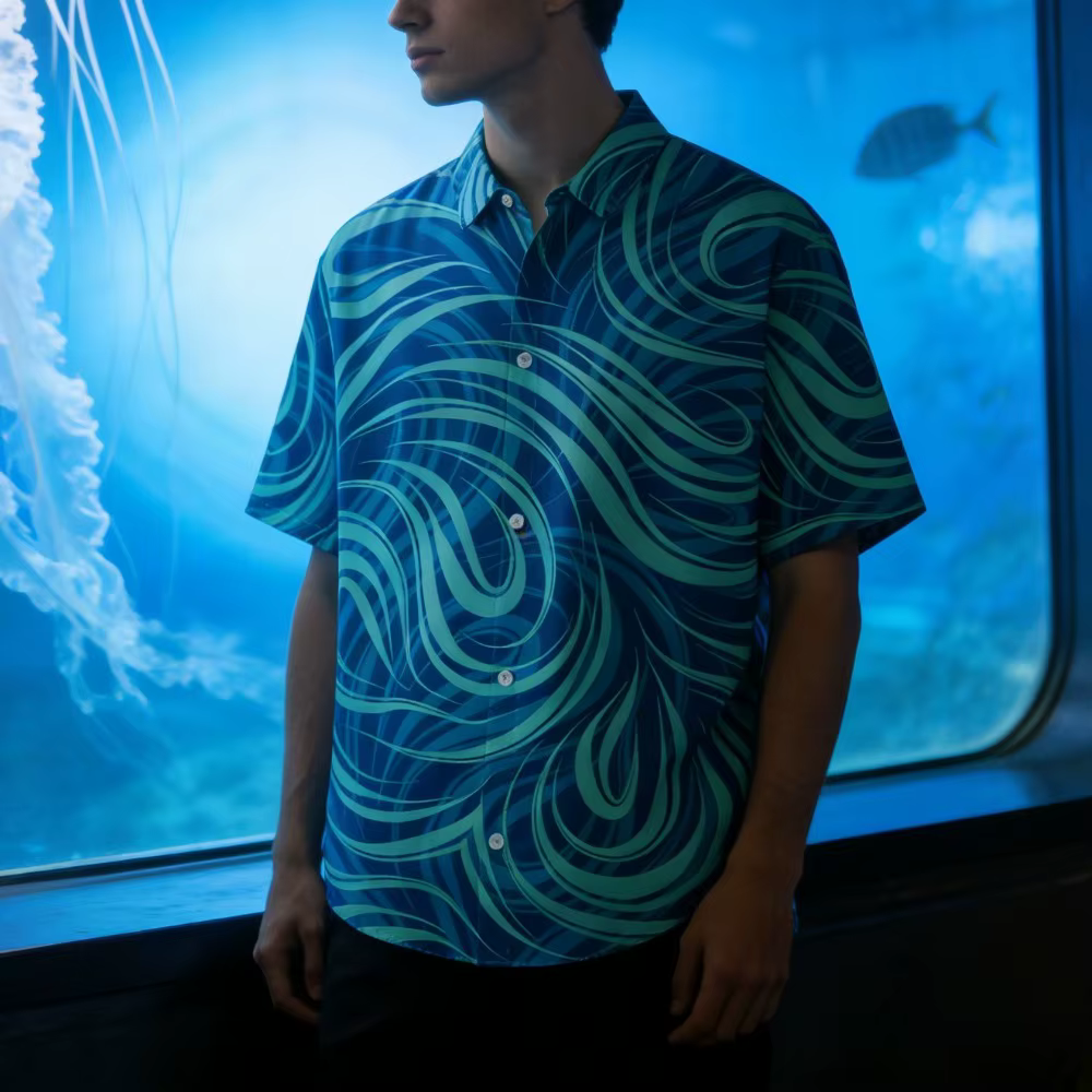 Chemise à manches courtes pour homme