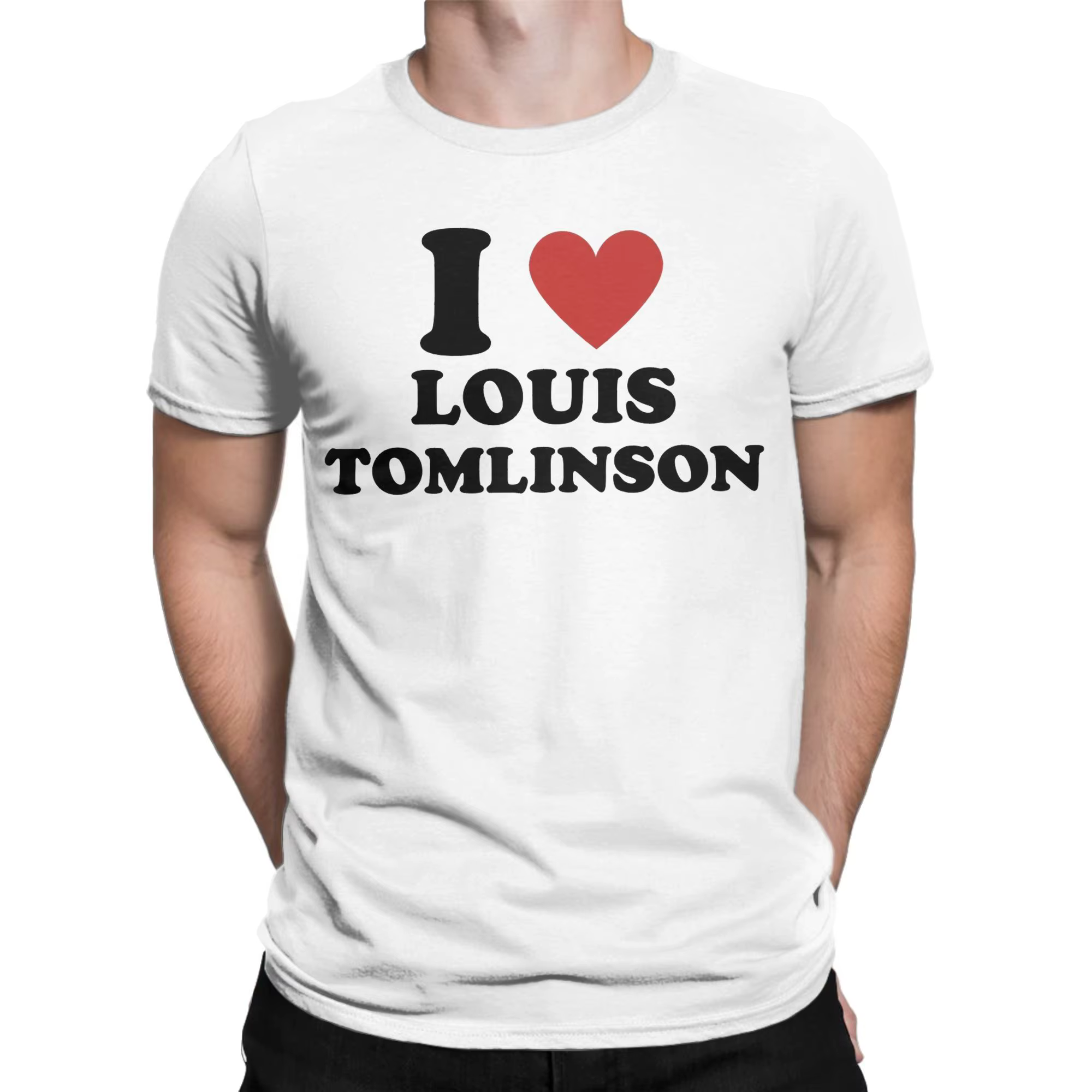 T-Shirts pour hommes, j'aime Louis Tomlinson