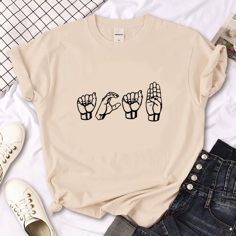 T-shirt manga japonais pour femmes, vêtements comiques, Acab, été, 600