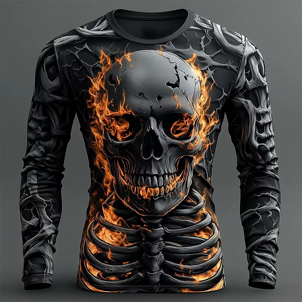 T-Shirt de sport à manches longues pour hommes