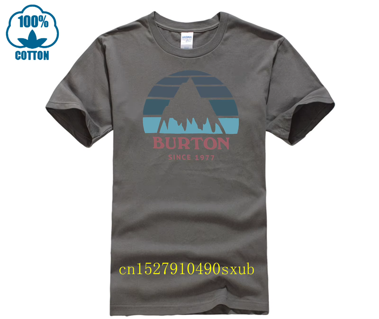 T-shirt à manches courtes et col rond pour homme