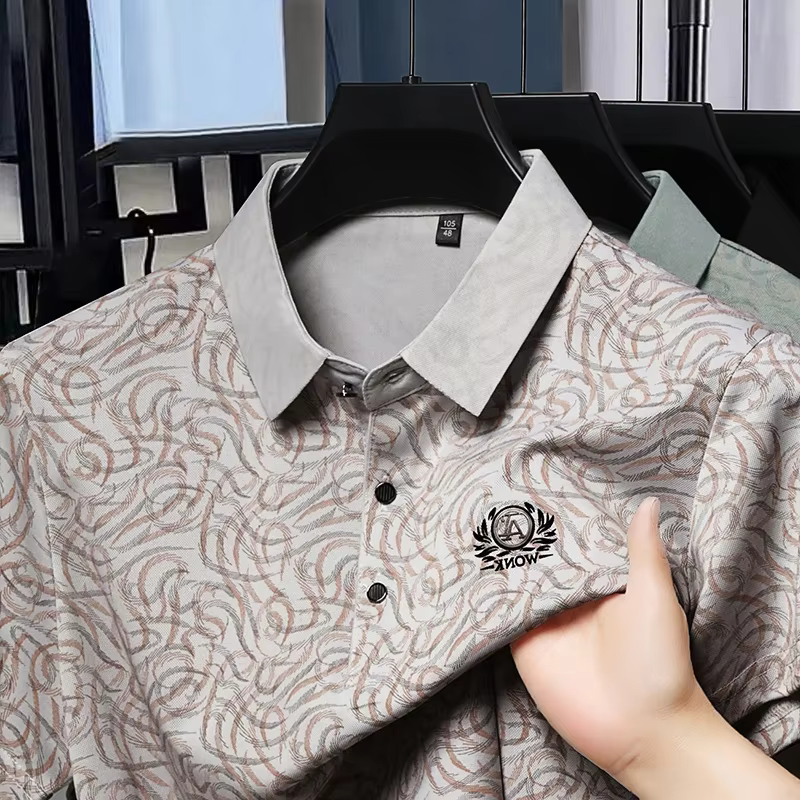 Nouveau Polo Homme 2026 à Séchage Rapide et Respirant à Manches Courtes pour Usage Quotidien et Occasions Professionnelles