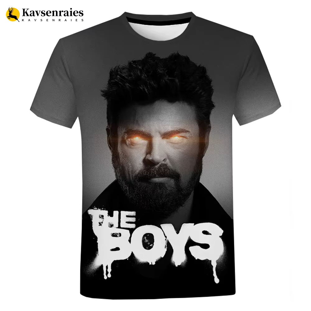 T-shirt imprimé en 3D pour hommes et femmes