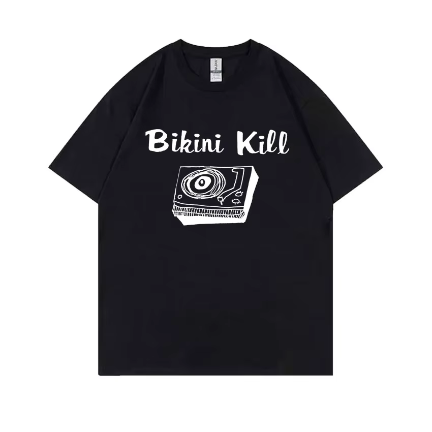 Bikini Kill Leave The World Behind T-shirt Punk Rock pour femme
