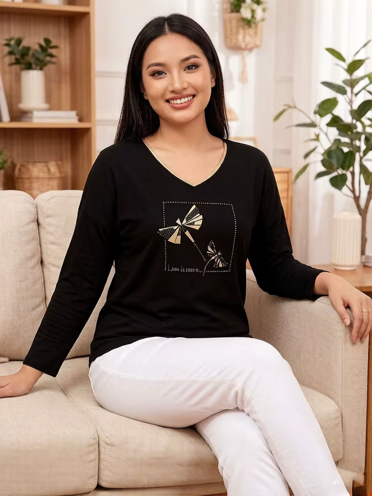T-shirt basique pour femme
