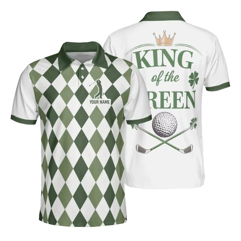 Polo à motif de la Saint-Patrick pour hommes