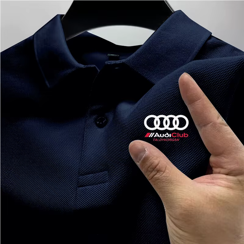 Polo Audi : Vêtement de course moto simple et tendance