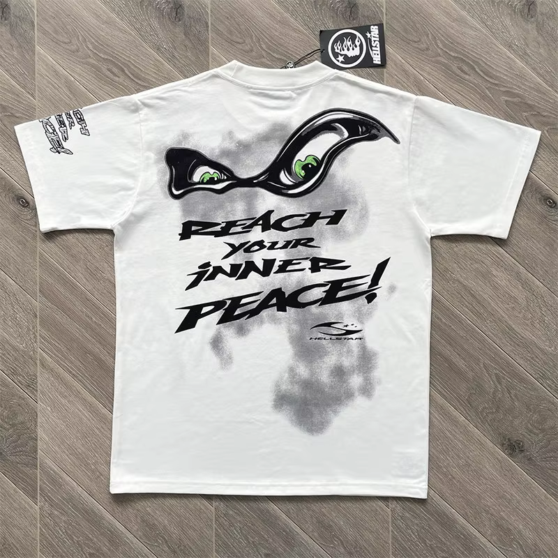 T-shirt à manches courtes avec imprimé graffiti Reach Your Inner Peace de HellStar Studios