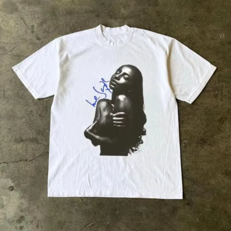 Sade Love Deluxe T-shirt : couverture d'album rétro des années 90