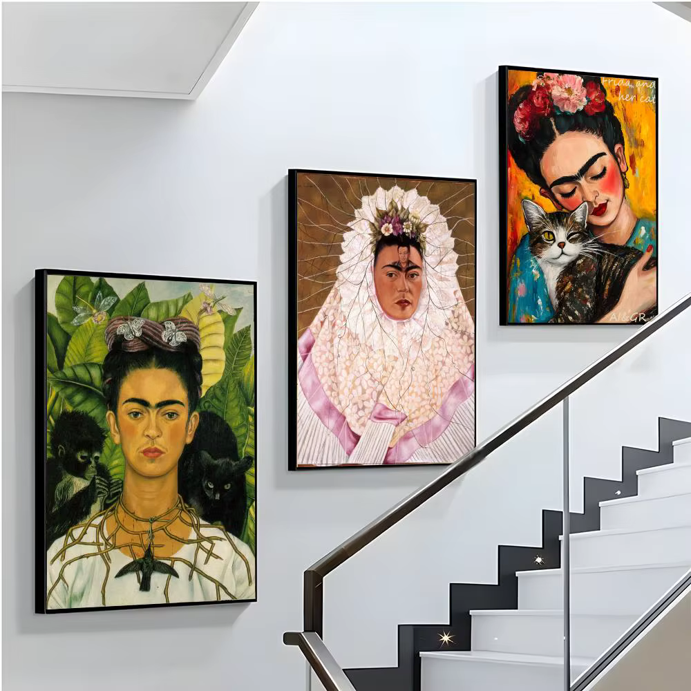 Affiche artistique de la peintre Frida Kahlo