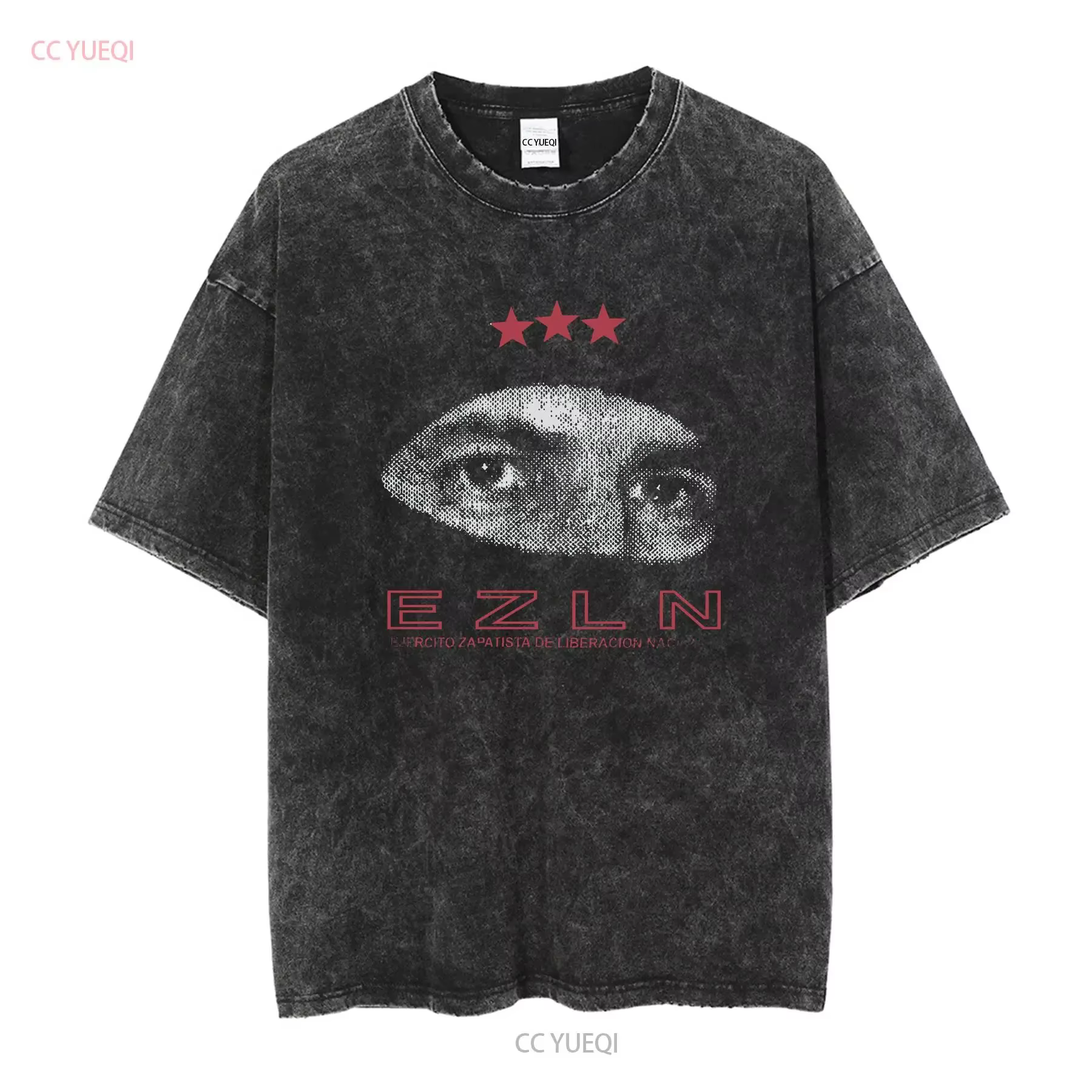 Nouveau Rare EZLN Himno Zapatista mexicains sans Latinos Comandante Marcos Emiliano Zapata rétro t-shirt double face Style Vintage