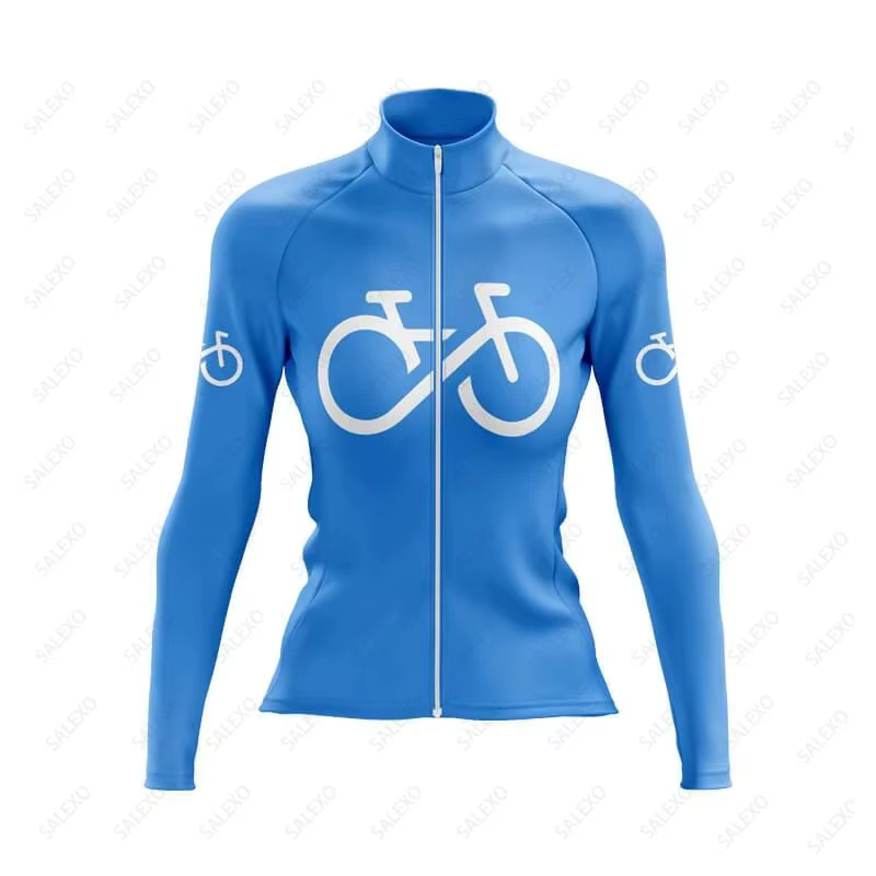 Maillot de cyclisme à manches longues pour femmes