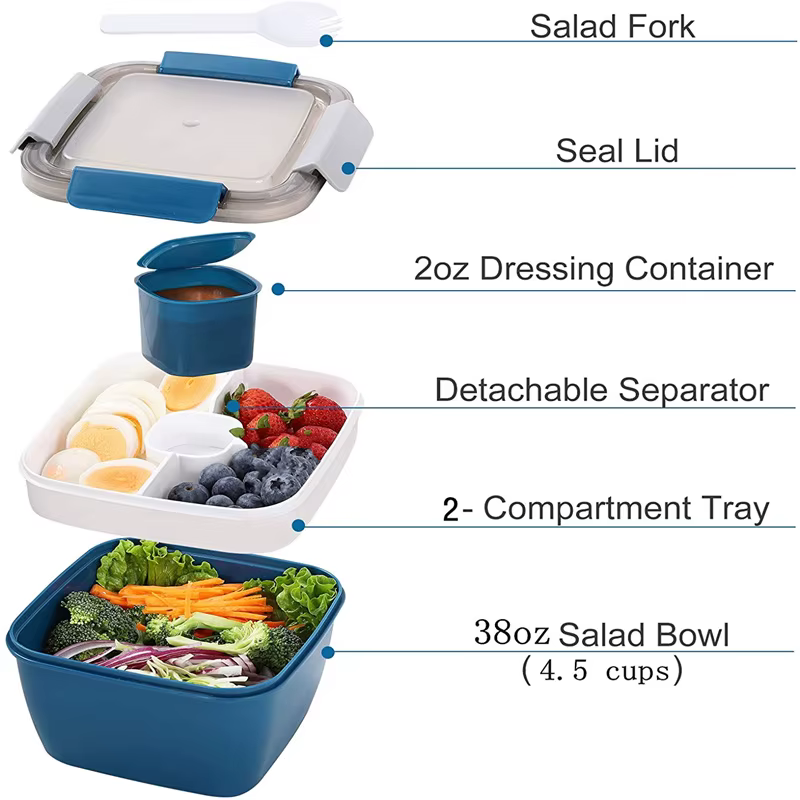Récipient à déjeuner à salade Portable