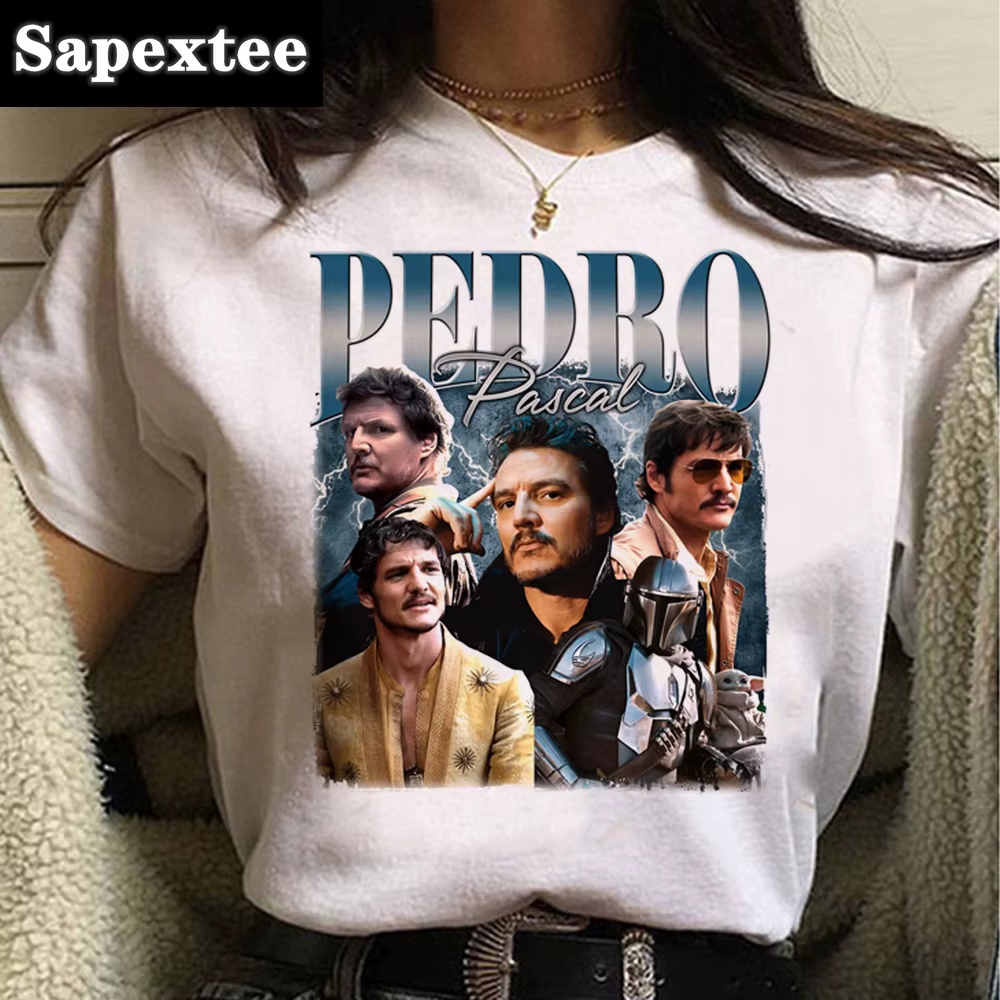 Pedro Pascal t-shirts femmes Y2K haut femme harajuku années 2000 vêtements