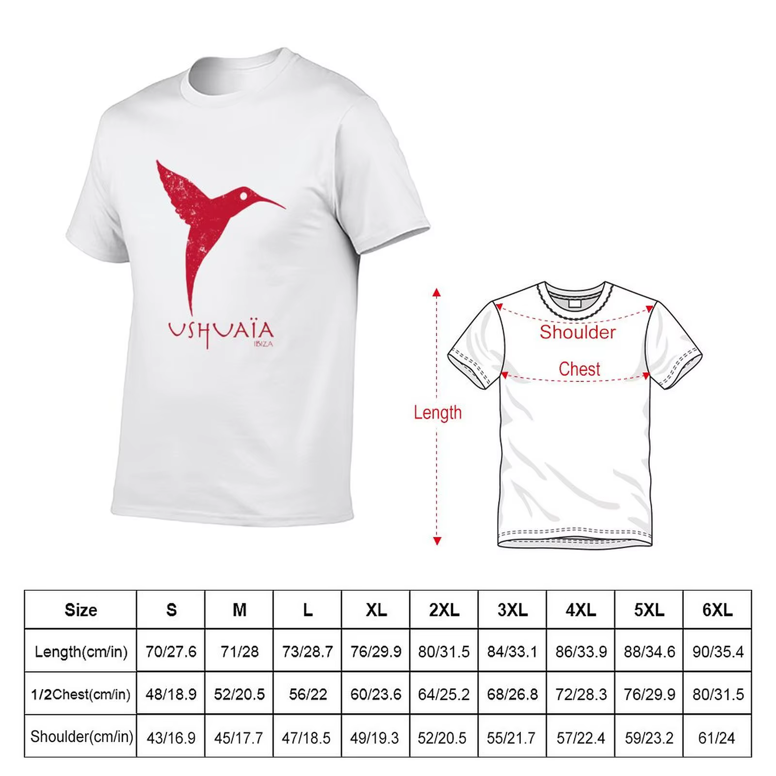 T-shirt en coton imprimé animal pour hommes