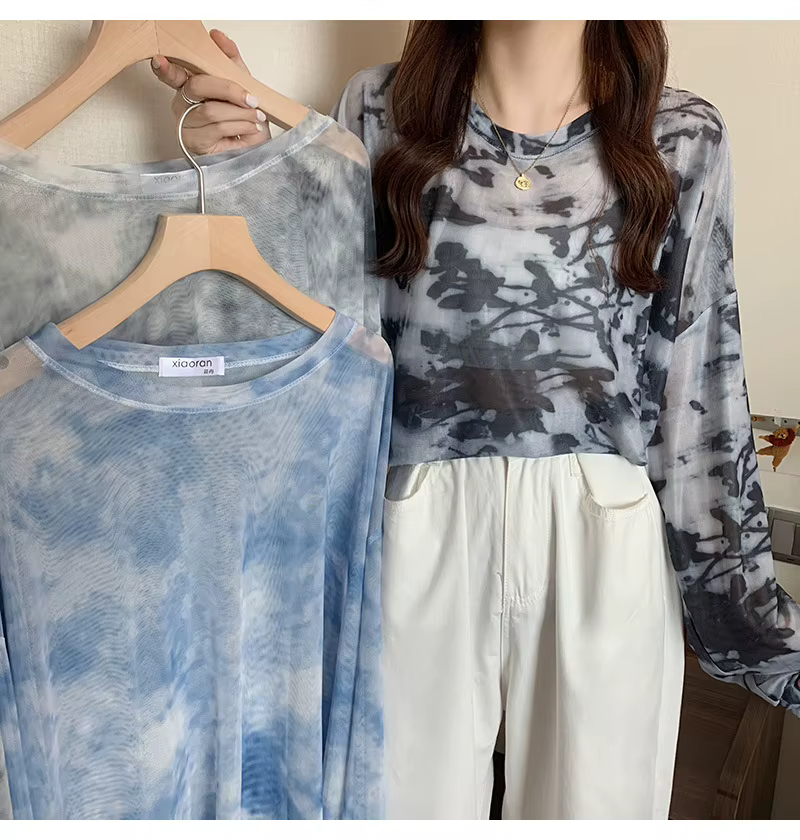 Nouveau T-shirt en maille pour femme