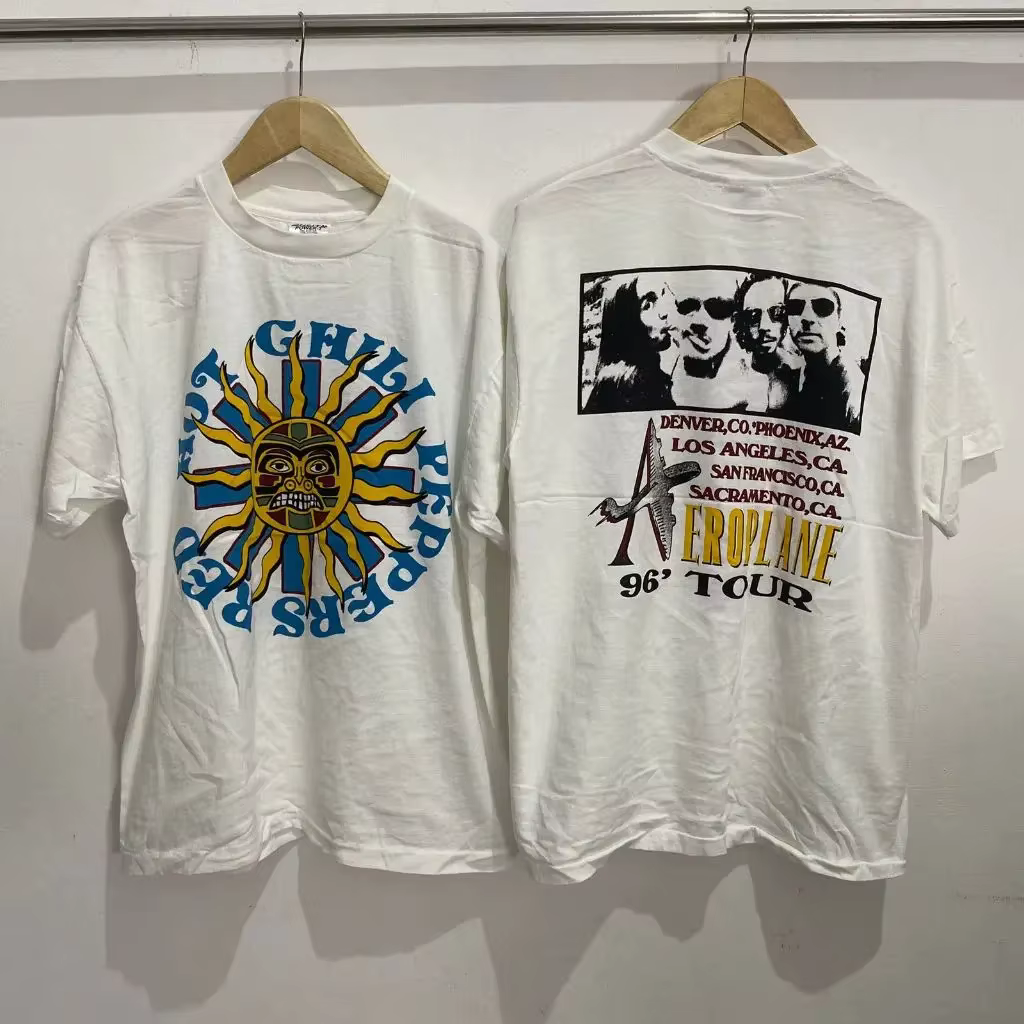 T-shirt imprimé Red Hot Chili Perppers pour hommes et femmes