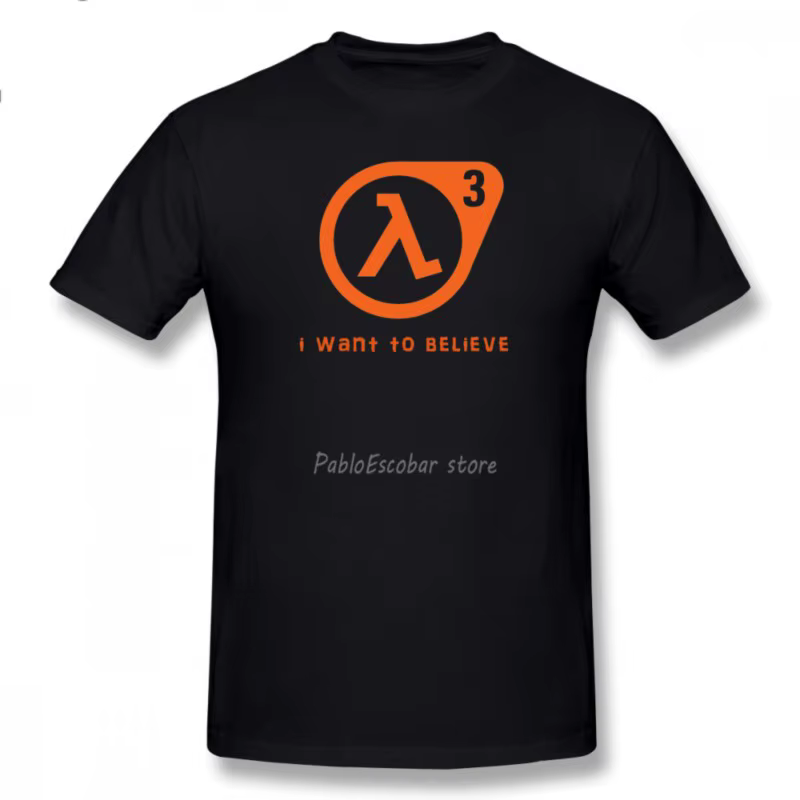 T-shirt à manches courtes Half Life 3 pour homme
