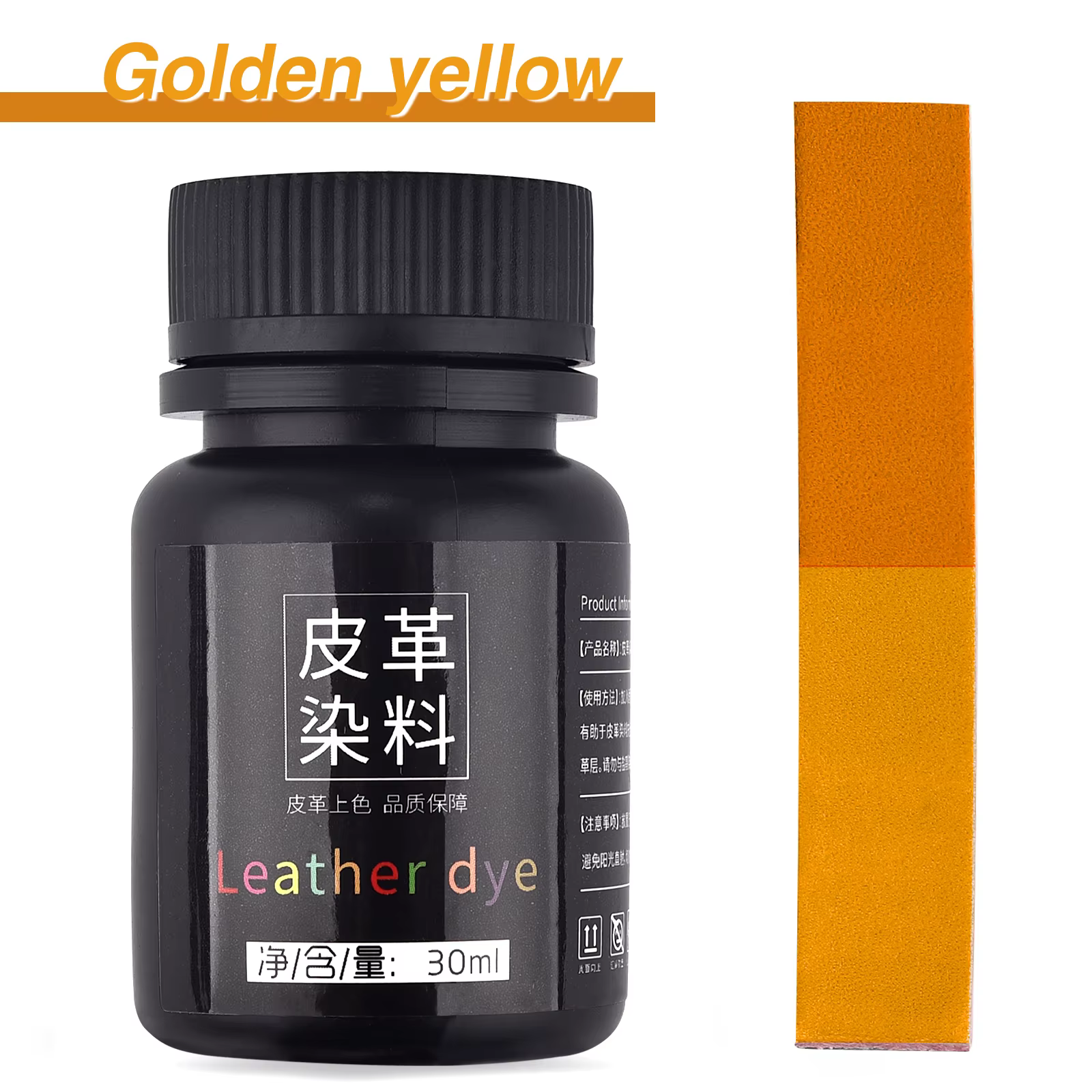 30 ml/bouteille 16 couleurs cuir coloration Pigment colorant liquide
